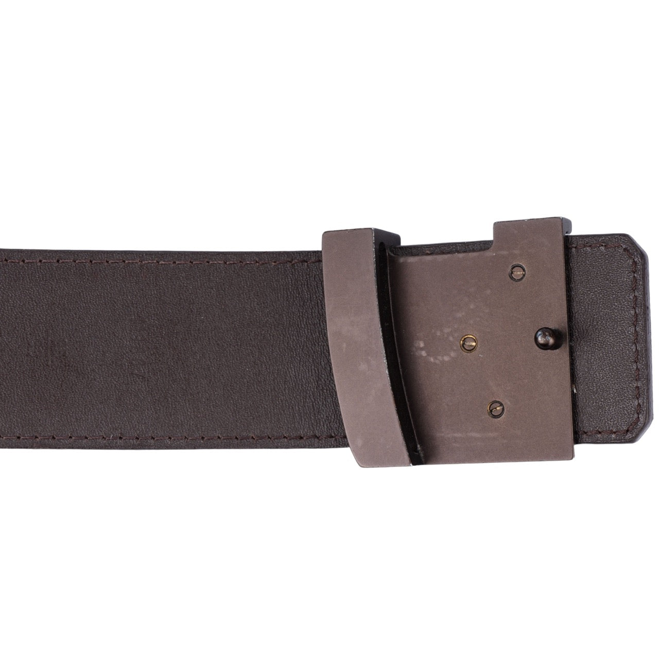 Louis Vuitton Damier Ebene Leather Belt