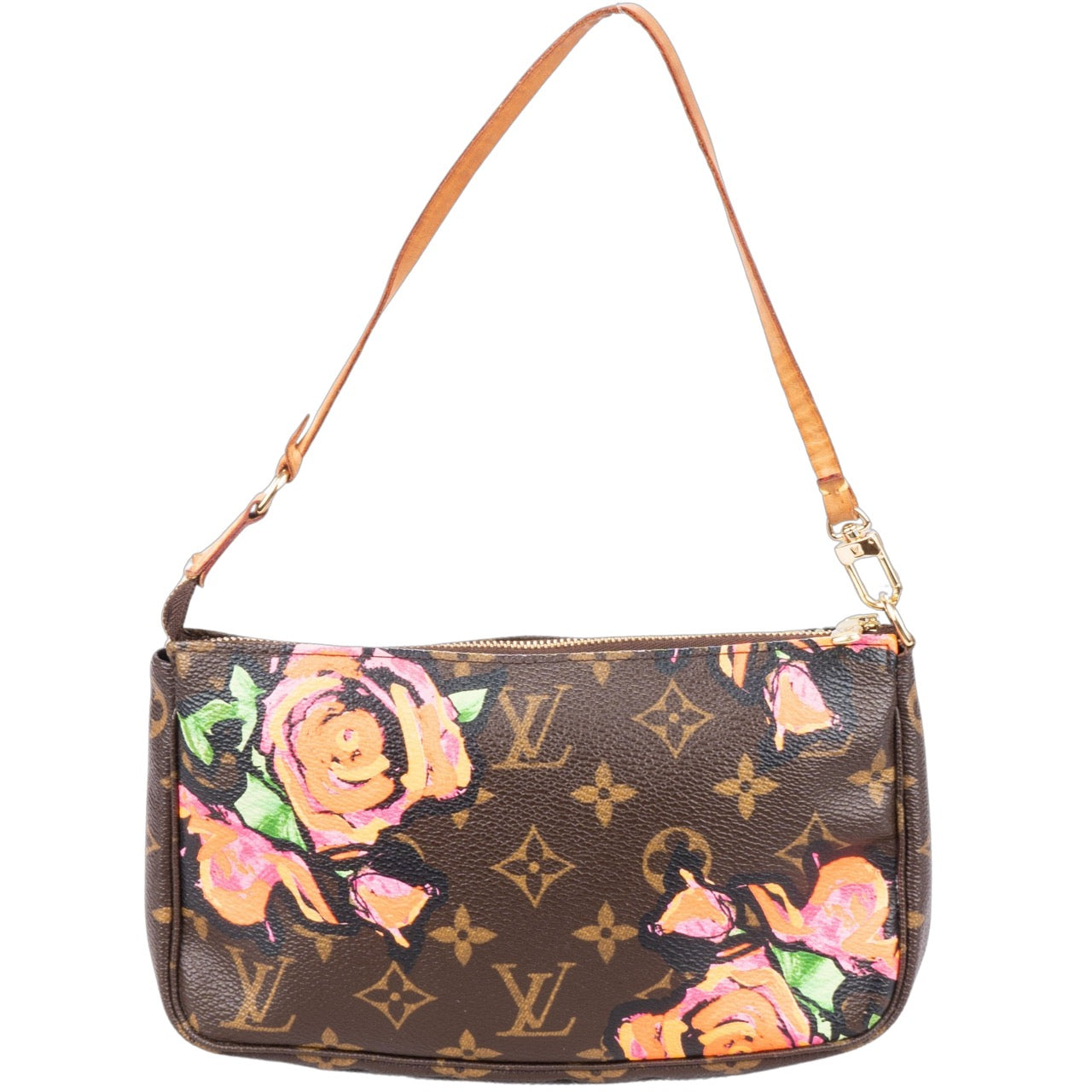 Louis Vuitton Roses By Stephen Sprouse Monogram Pochette Accessoires
