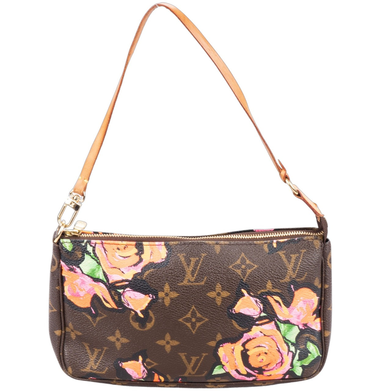 Louis Vuitton Roses By Stephen Sprouse Monogram Pochette Accessoires