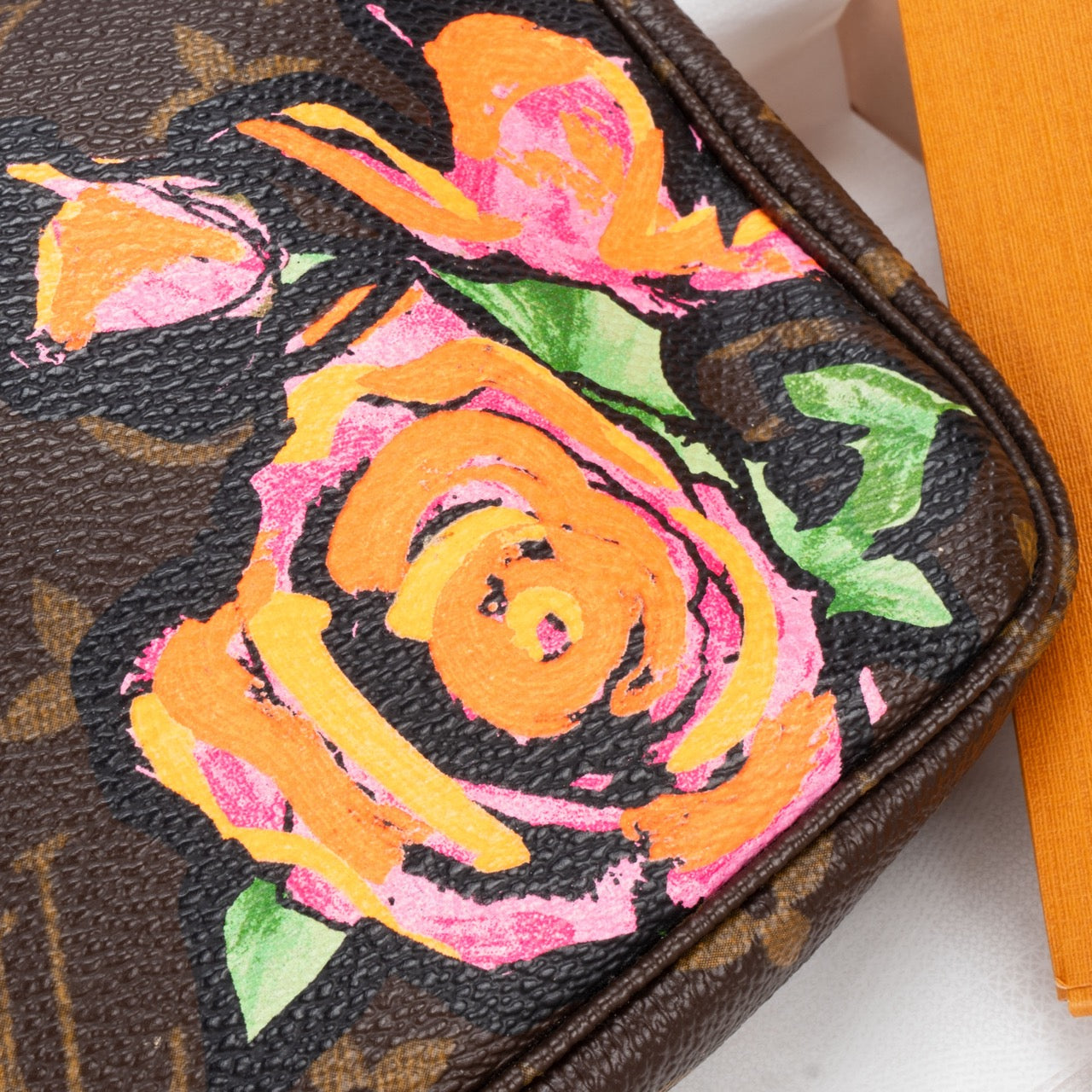 Louis Vuitton Roses By Stephen Sprouse Monogram Pochette Accessoires