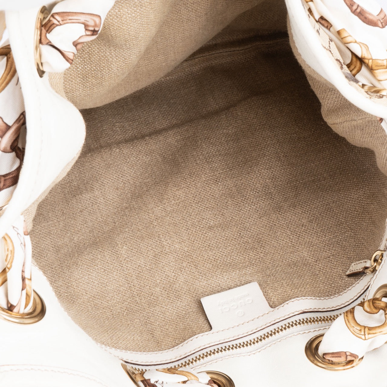 Gucci Canvas Monogram Positiano Shoulder Bag