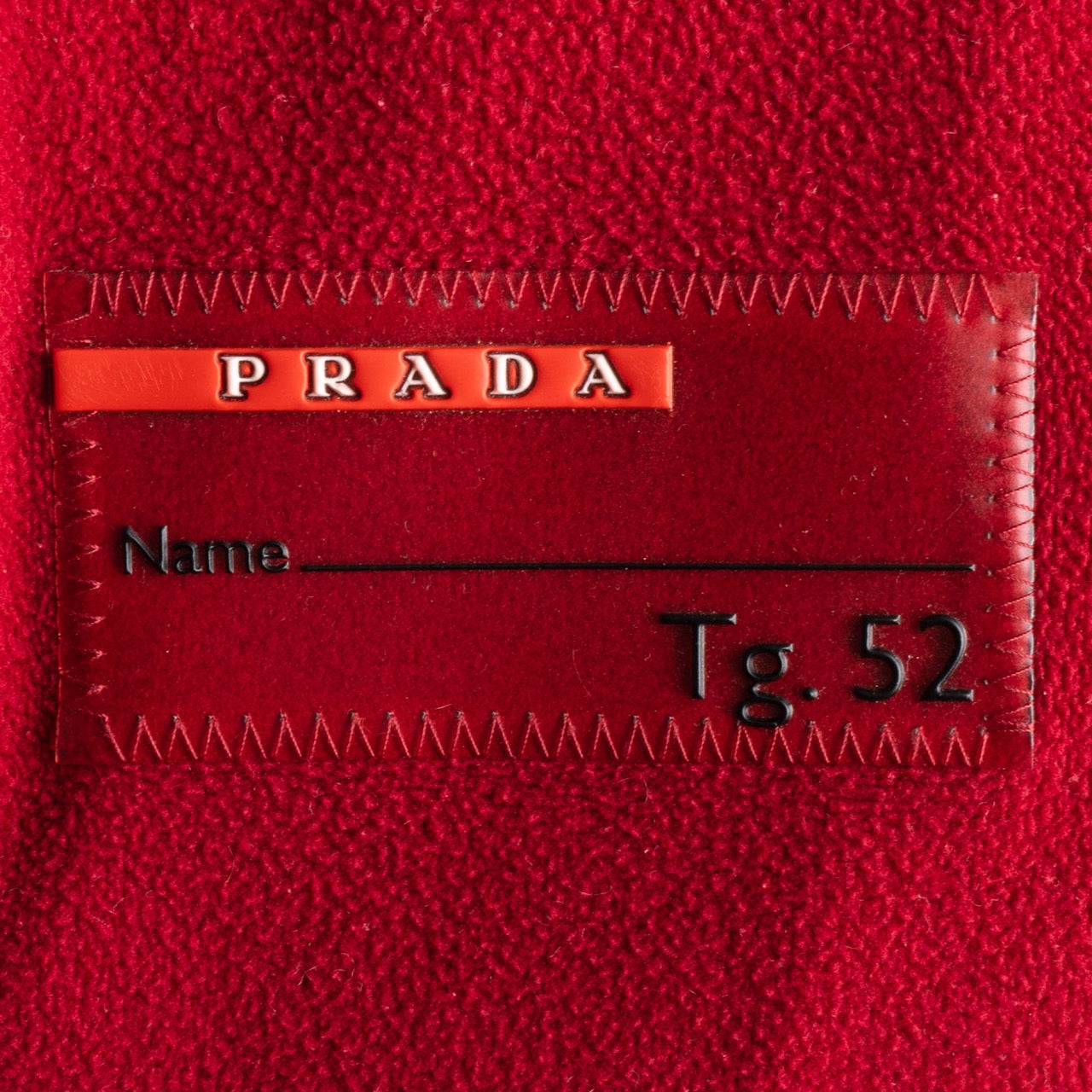 Prada Sports Red Stripe Puffer Veste (L)