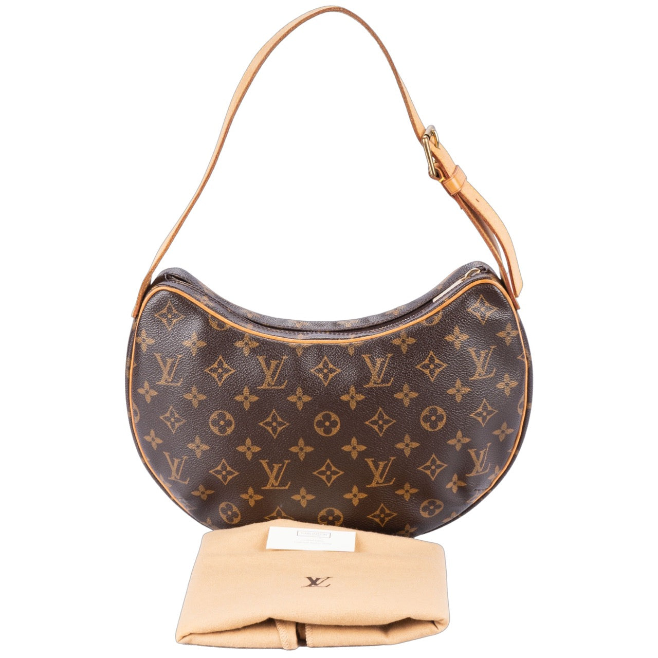 Louis Vuitton Canvas Monogram Croissant MM Bag