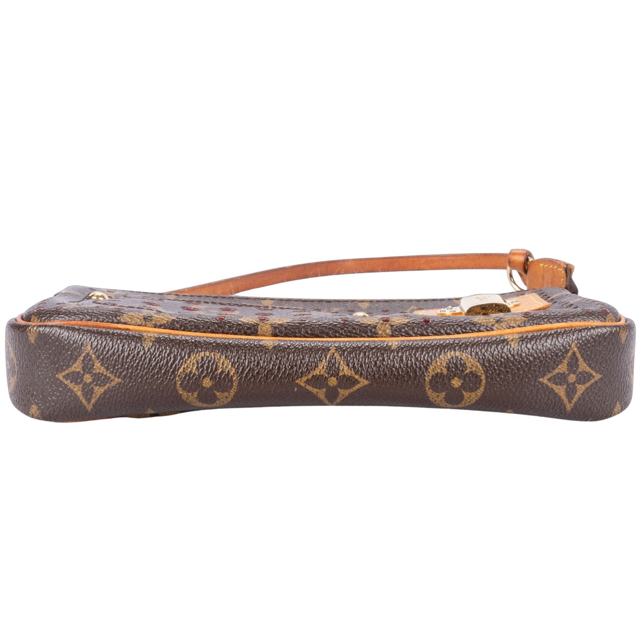 Louis Vuitton Perforated Canvas Monogram Pochette Bag