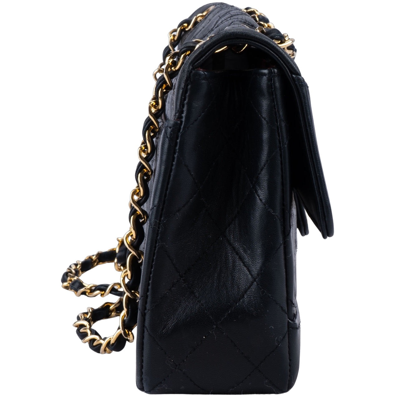 Chanel Quilted Lambskin 24K Gold Single Crossbody Bag
