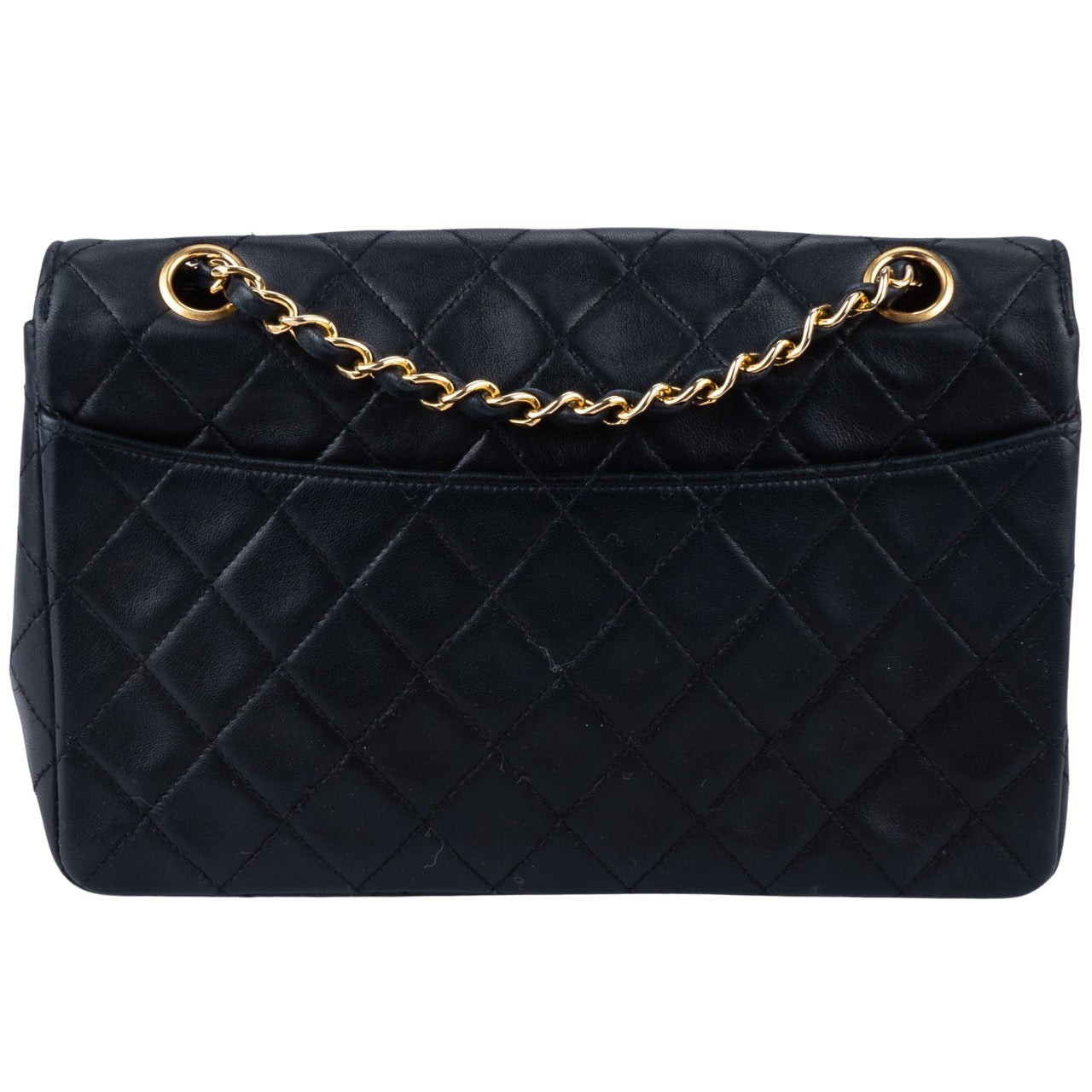 Chanel Quilted Lambskin 24K Gold Single Crossbody Bag