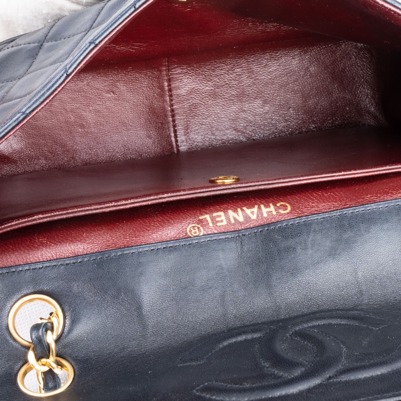 Chanel Quilted Lambskin 24K Gold Single Crossbody Bag