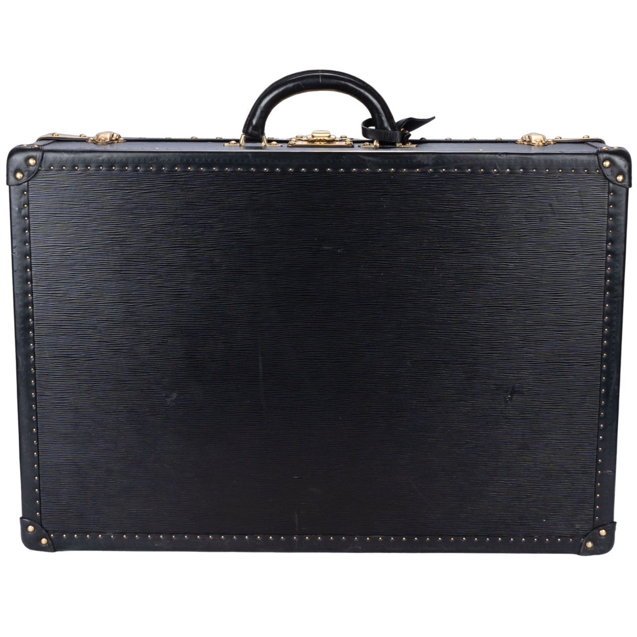 Louis Vuitton Epi Leather Noir Alzer 65 Trunk Koffer