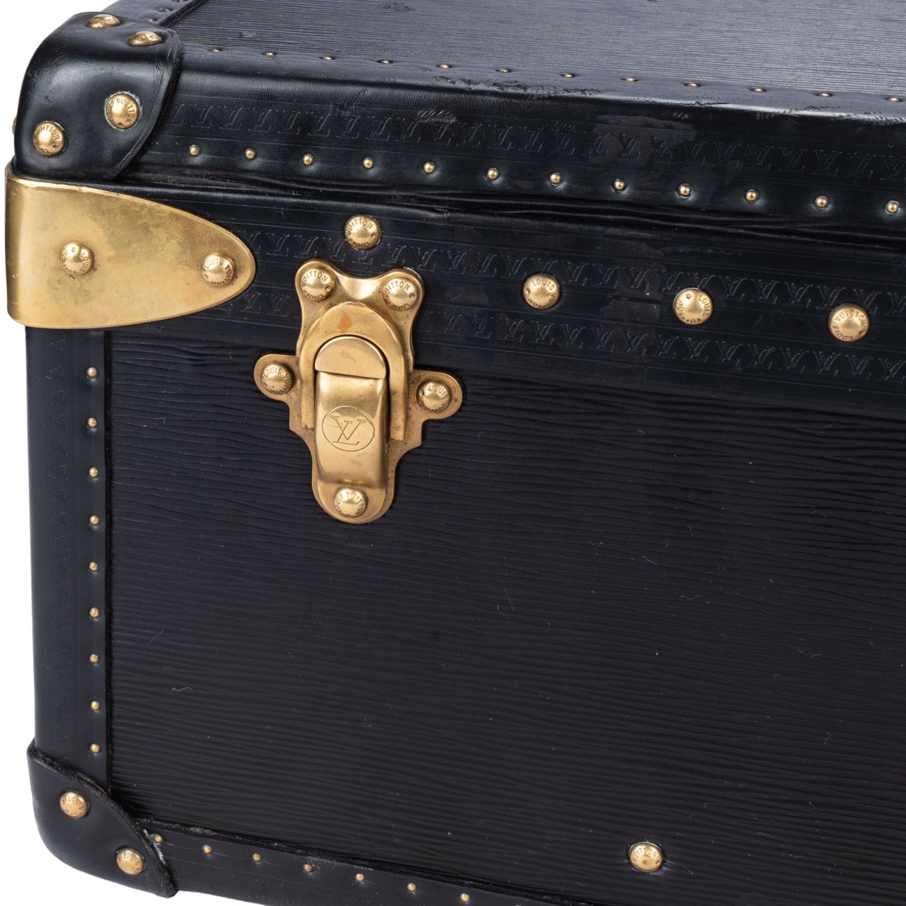 Louis Vuitton Epi Leather Noir Alzer 65 Trunk Koffer