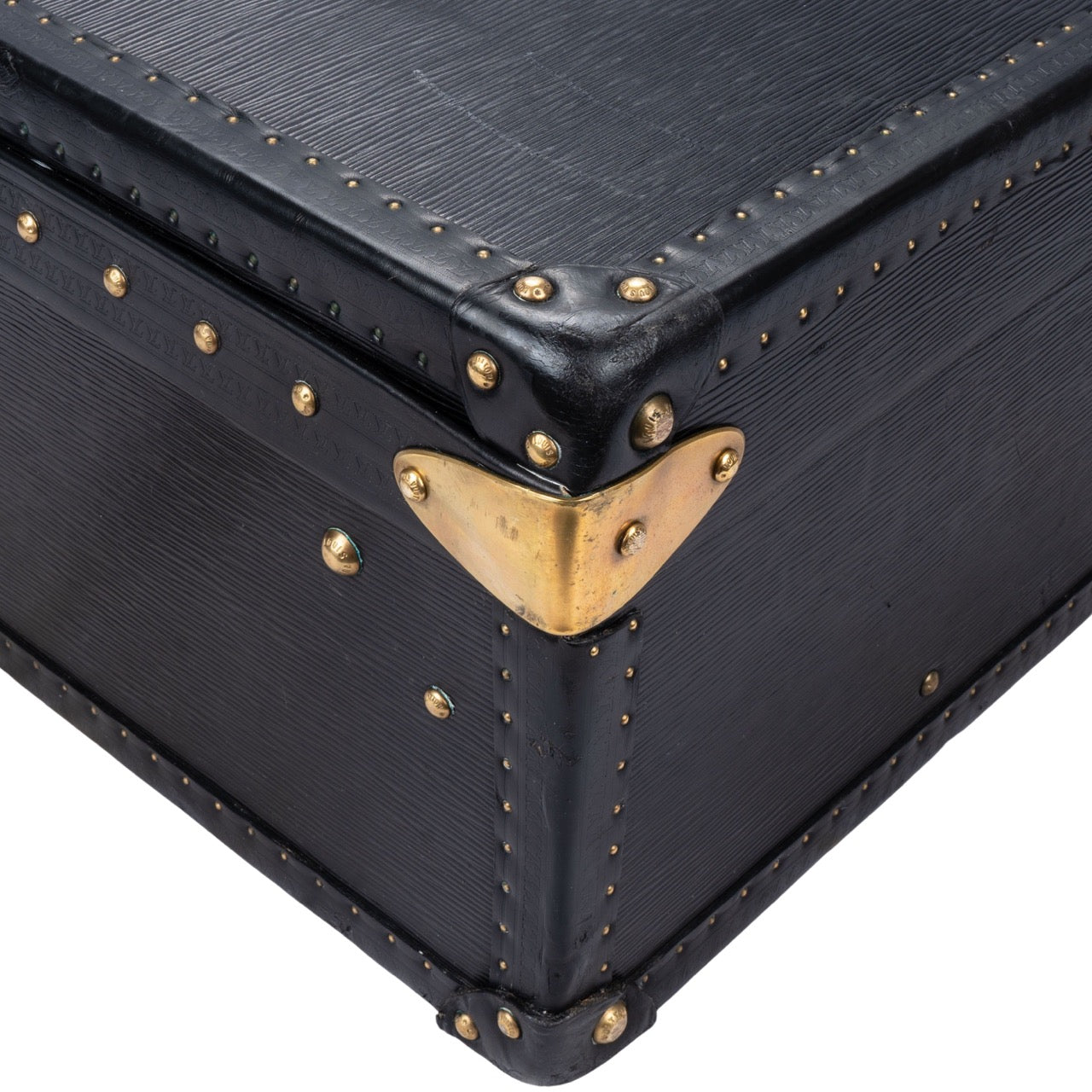 Louis Vuitton Epi Leather Noir Alzer 65 Trunk Koffer