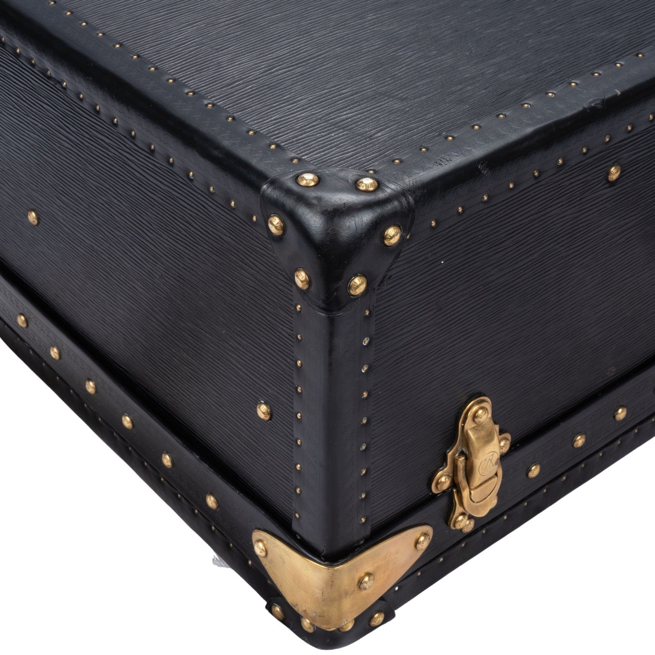 Louis Vuitton Epi Leather Noir Alzer 65 Trunk Koffer