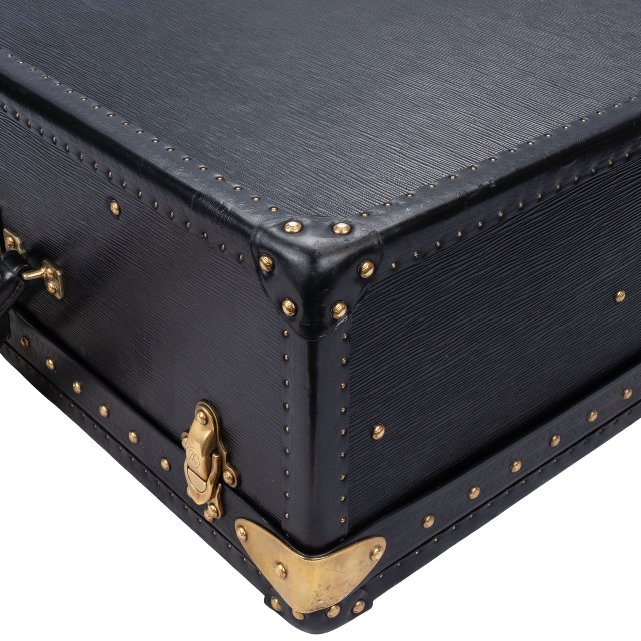 Louis Vuitton Epi Leather Noir Alzer 65 Trunk Koffer