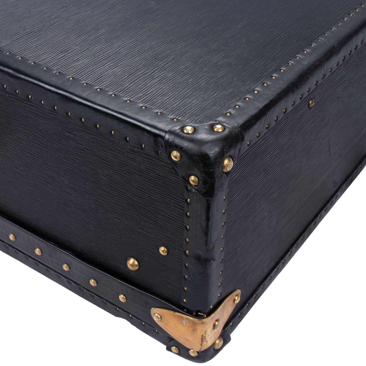 Louis Vuitton Epi Leather Noir Alzer 65 Trunk Koffer