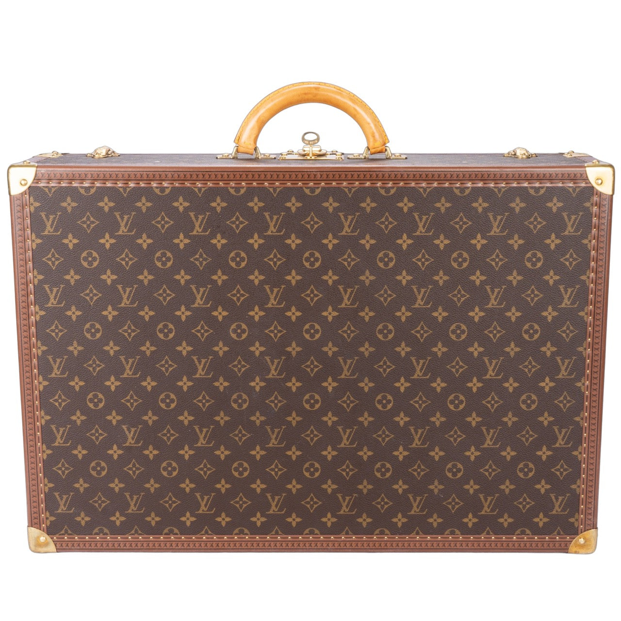 Louis Vuitton Canvas Monogram Bisten 65 Trunk Koffer