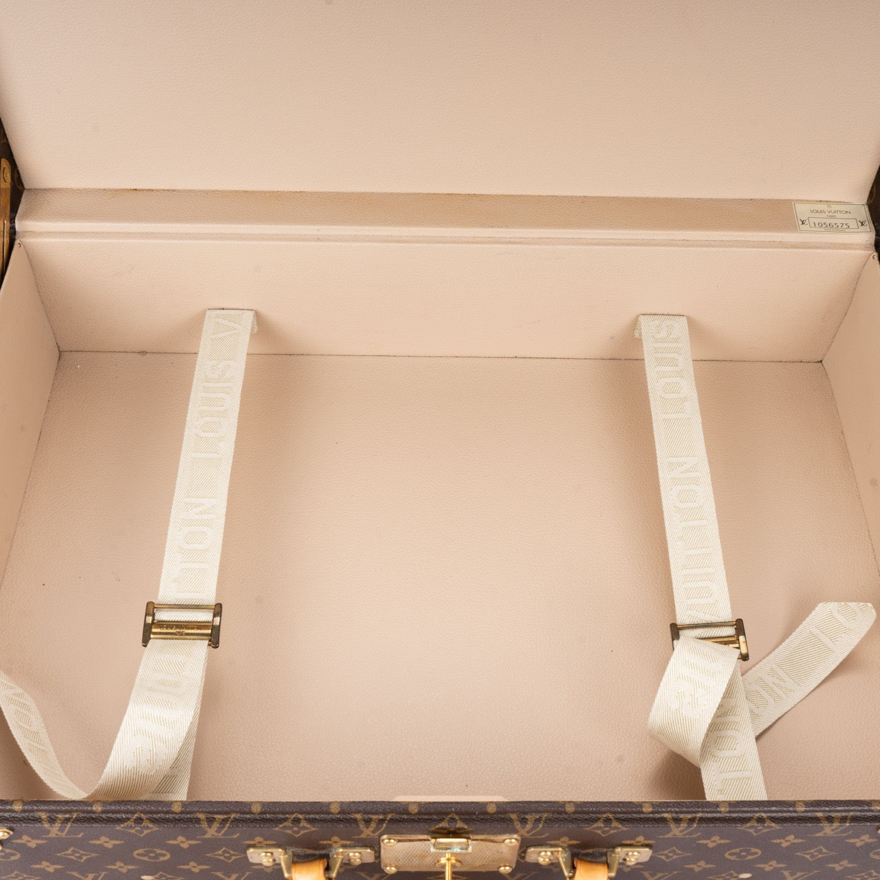 Louis Vuitton Canvas Monogram Bisten 65 Trunk Koffer