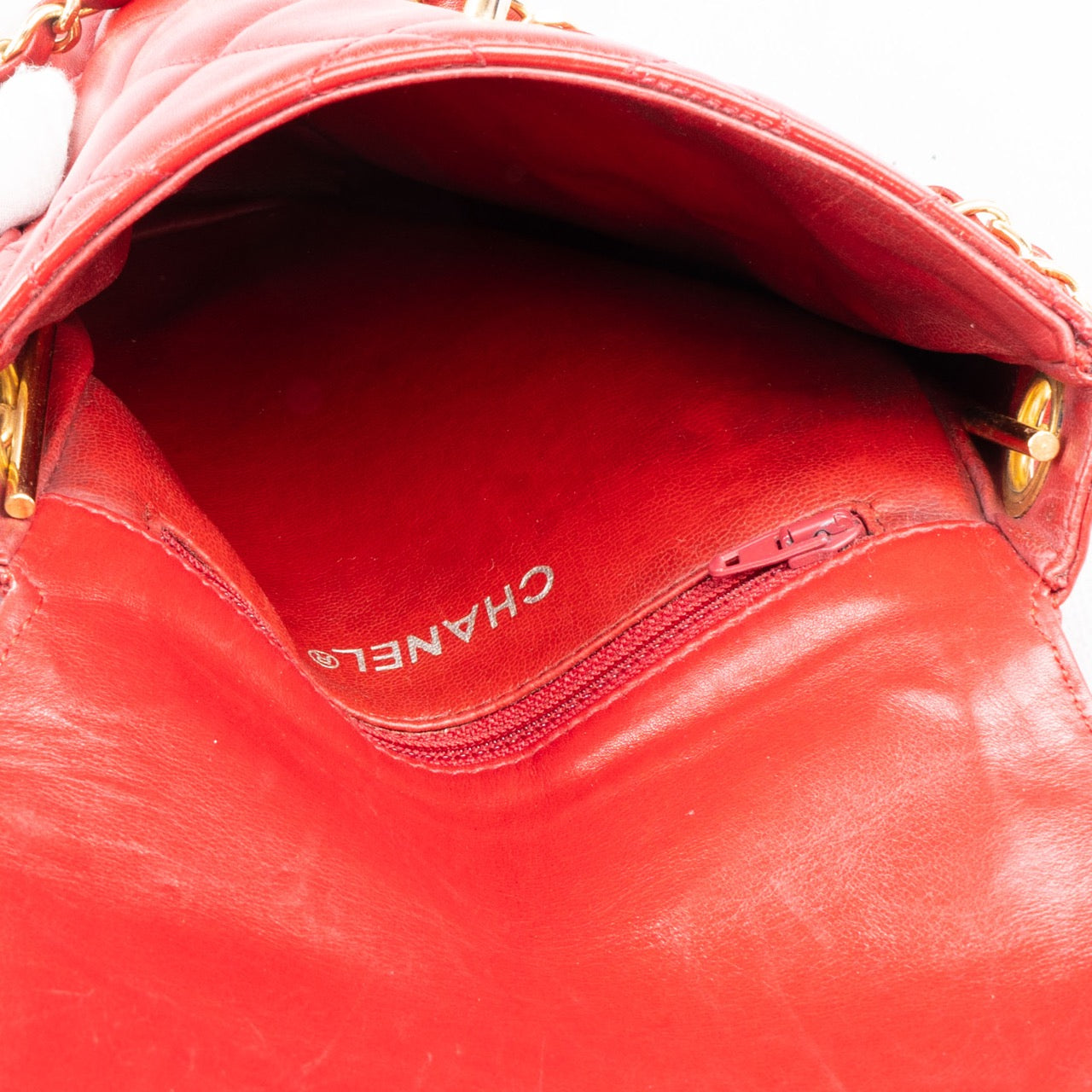 Chanel Quilted Lambskin 24K Mini Single Flap Bag