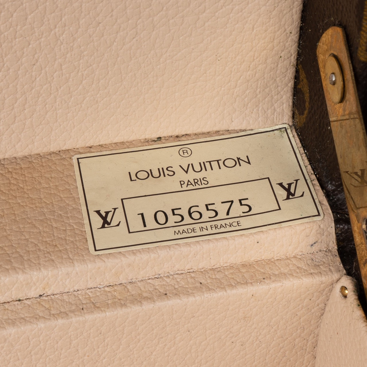Louis Vuitton Canvas Monogram Bisten 65 Trunk Koffer