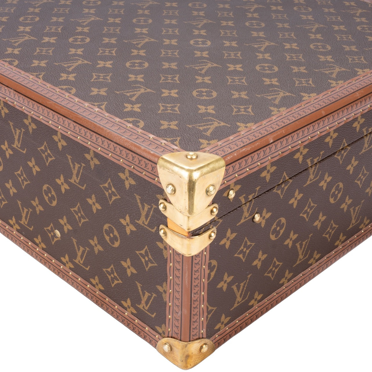 Louis Vuitton Canvas Monogram Bisten 65 Trunk Koffer