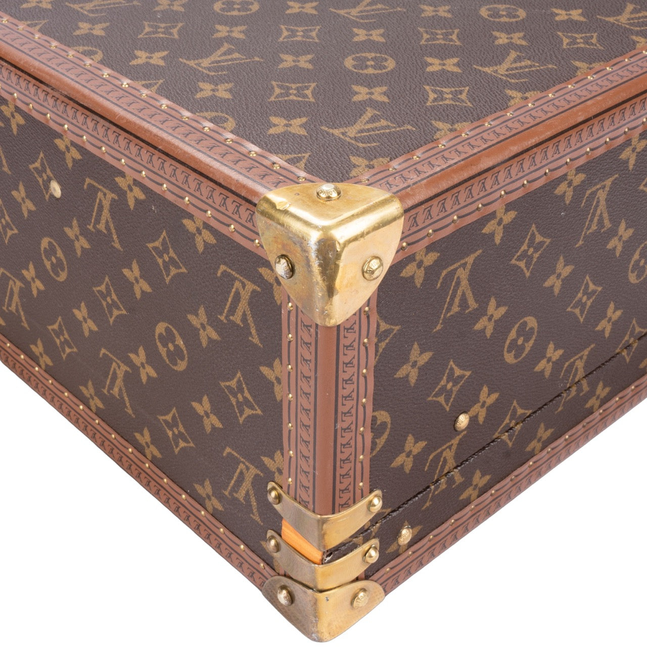 Louis Vuitton Canvas Monogram Bisten 65 Trunk Koffer