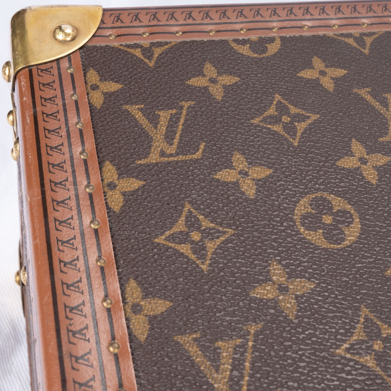Louis Vuitton Canvas Monogram Bisten 65 Trunk Koffer