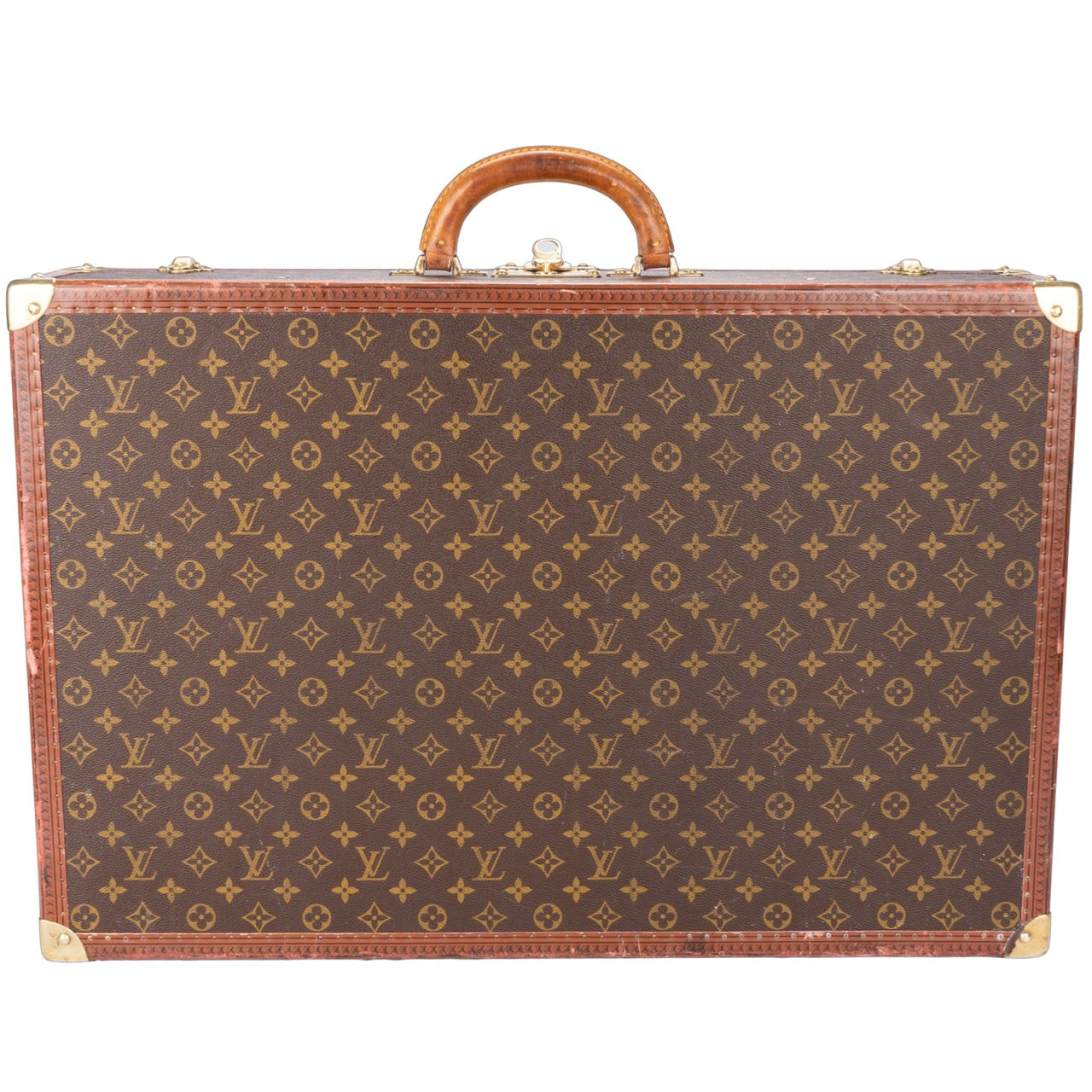Louis Vuitton Canvas Monogram Bisten 70 Trunk Koffer
