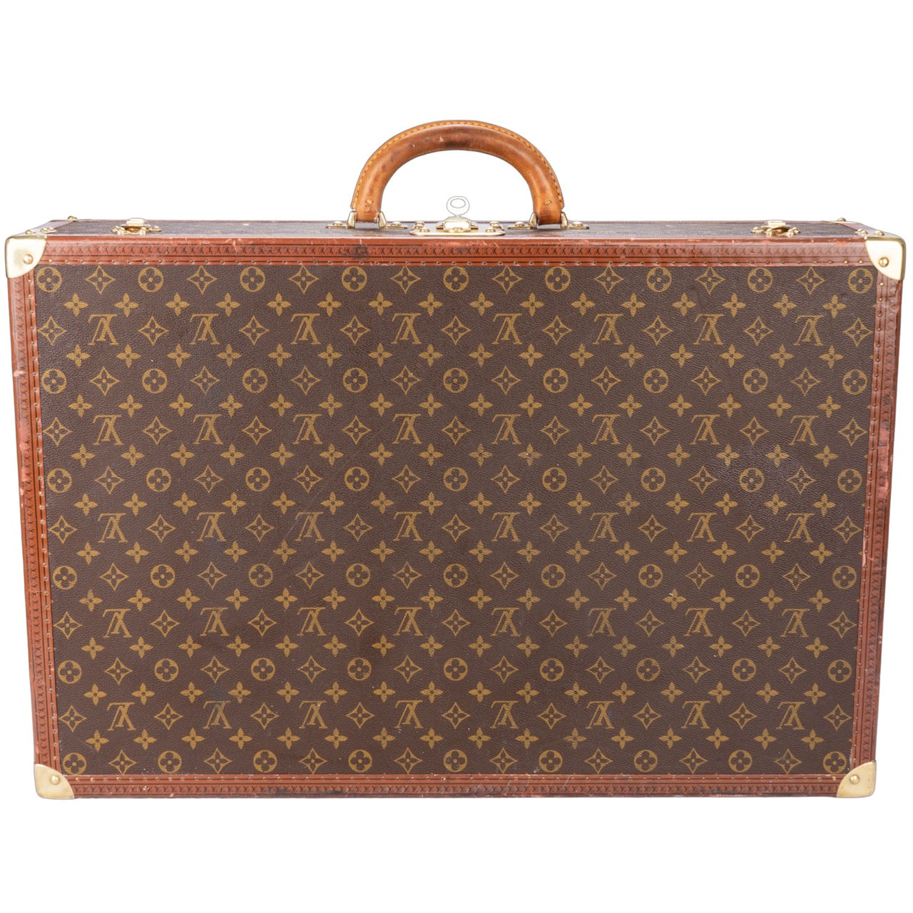 Louis Vuitton Canvas Monogram Bisten 70 Trunk Koffer