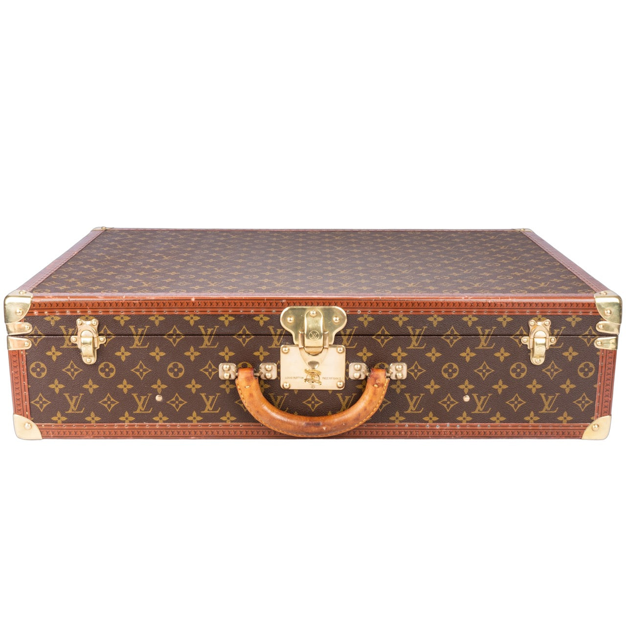 Louis Vuitton Canvas Monogram Bisten 70 Trunk Koffer