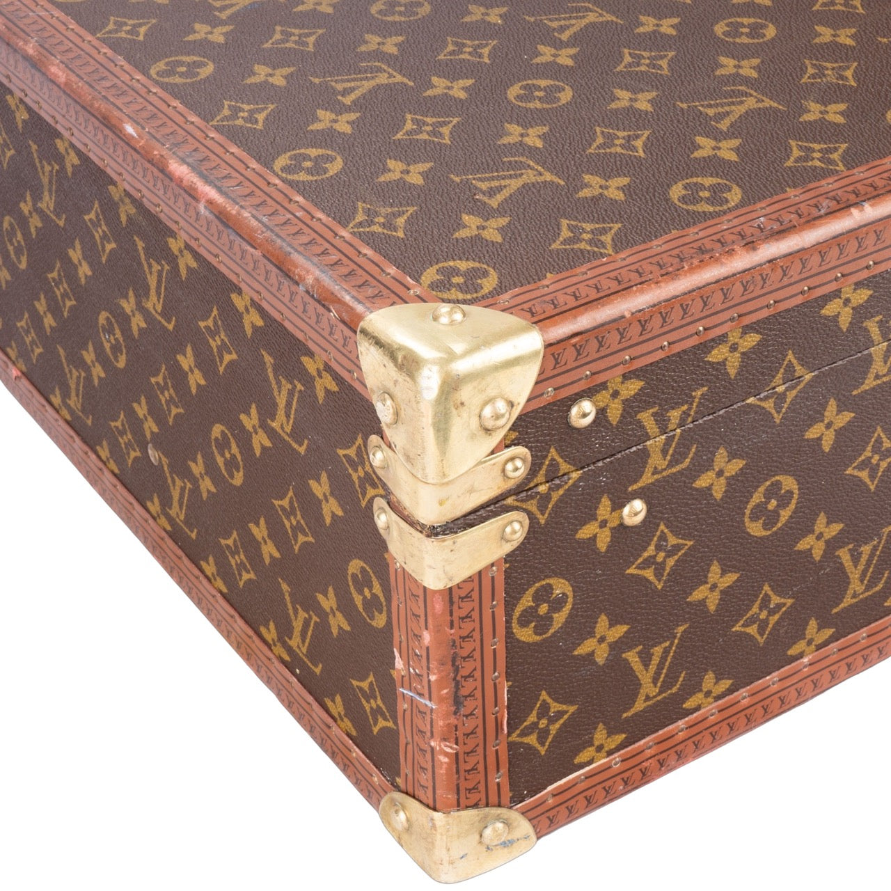 Louis Vuitton Canvas Monogram Bisten 70 Trunk Koffer