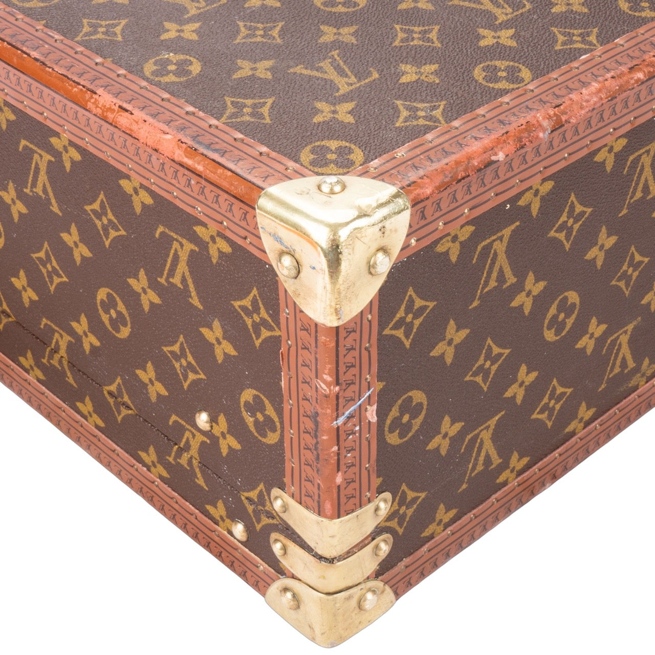 Louis Vuitton Canvas Monogram Bisten 70 Trunk Koffer