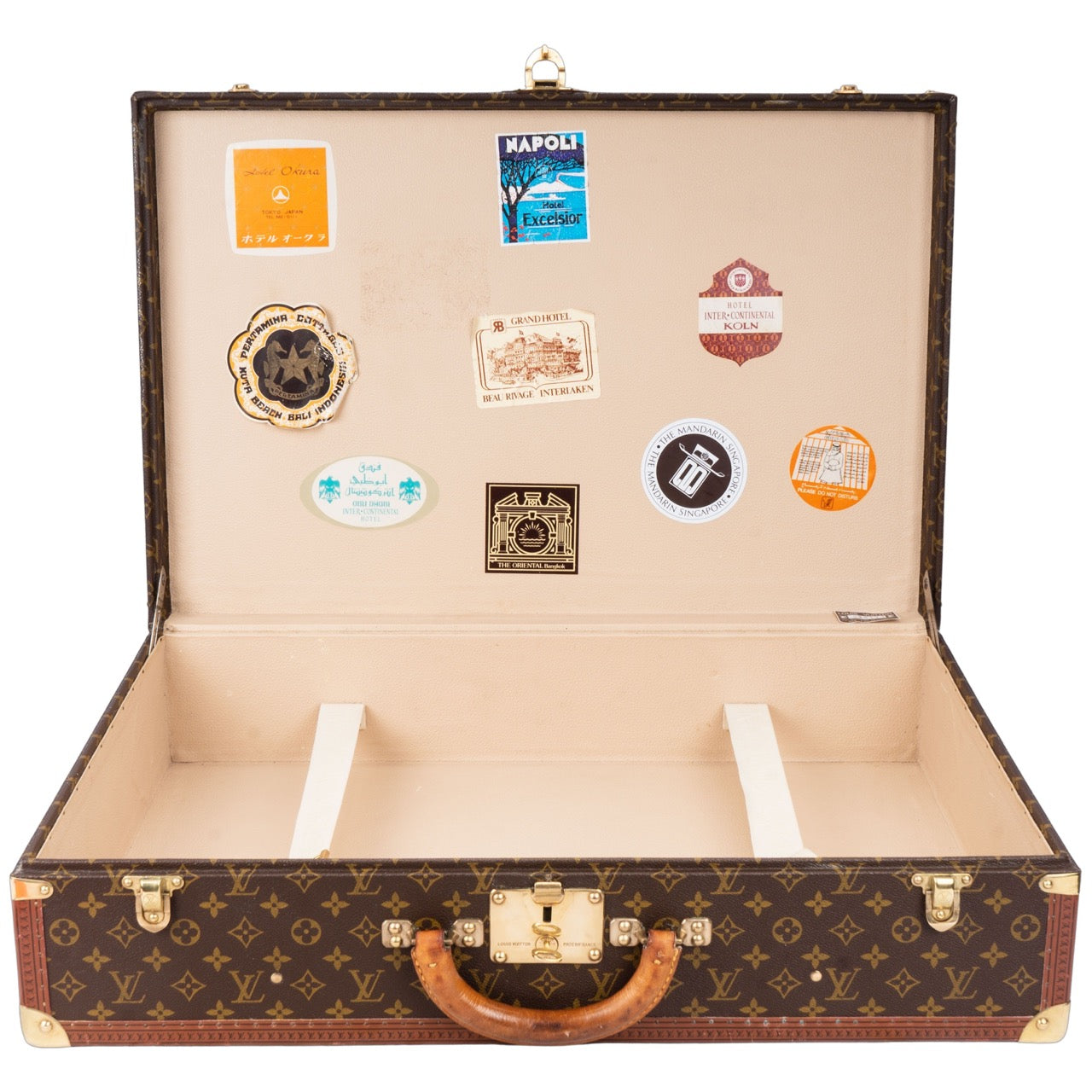 Louis Vuitton Canvas Monogram Bisten 70 Trunk Koffer
