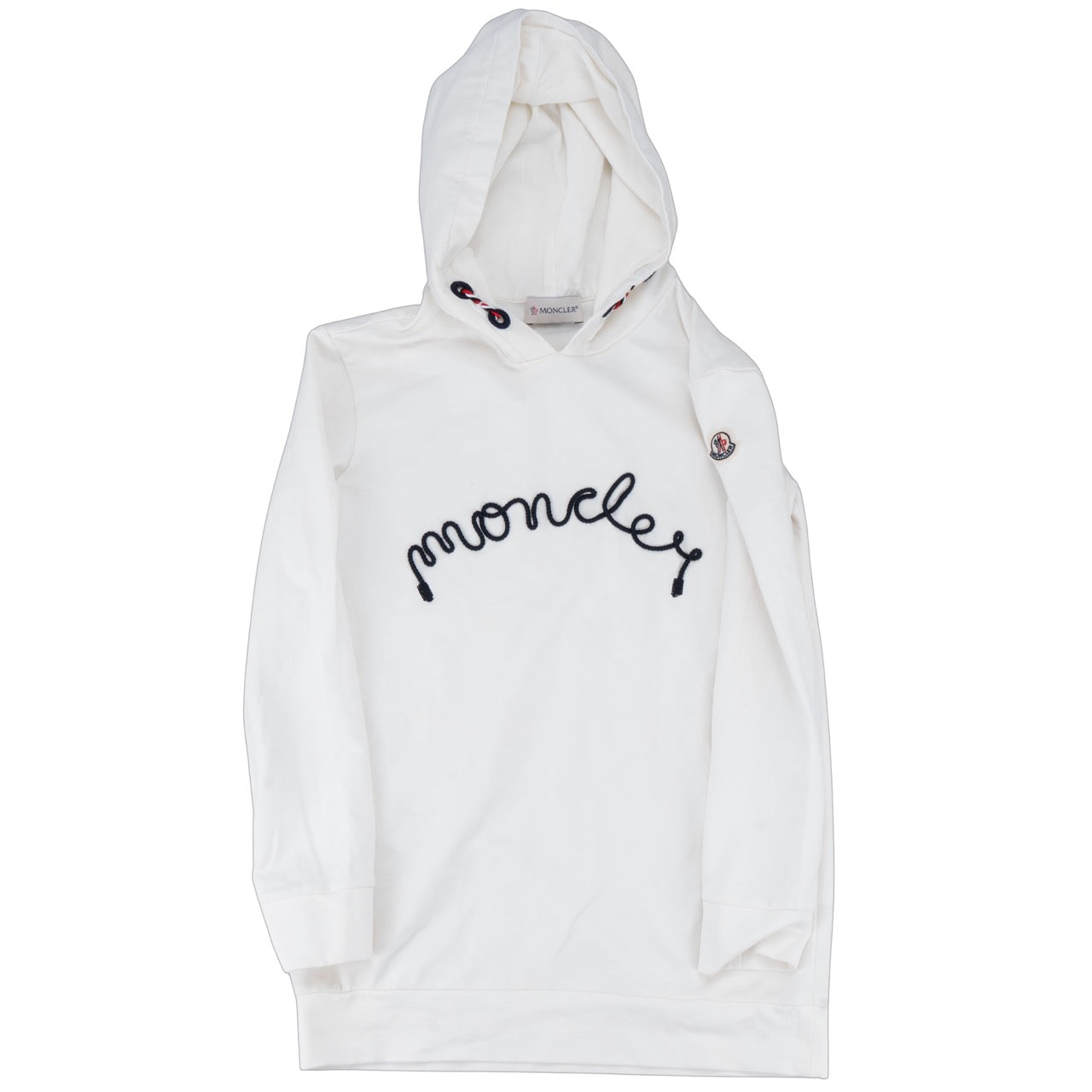 Moncler White Cotton Kids Hoodie (Women S)
