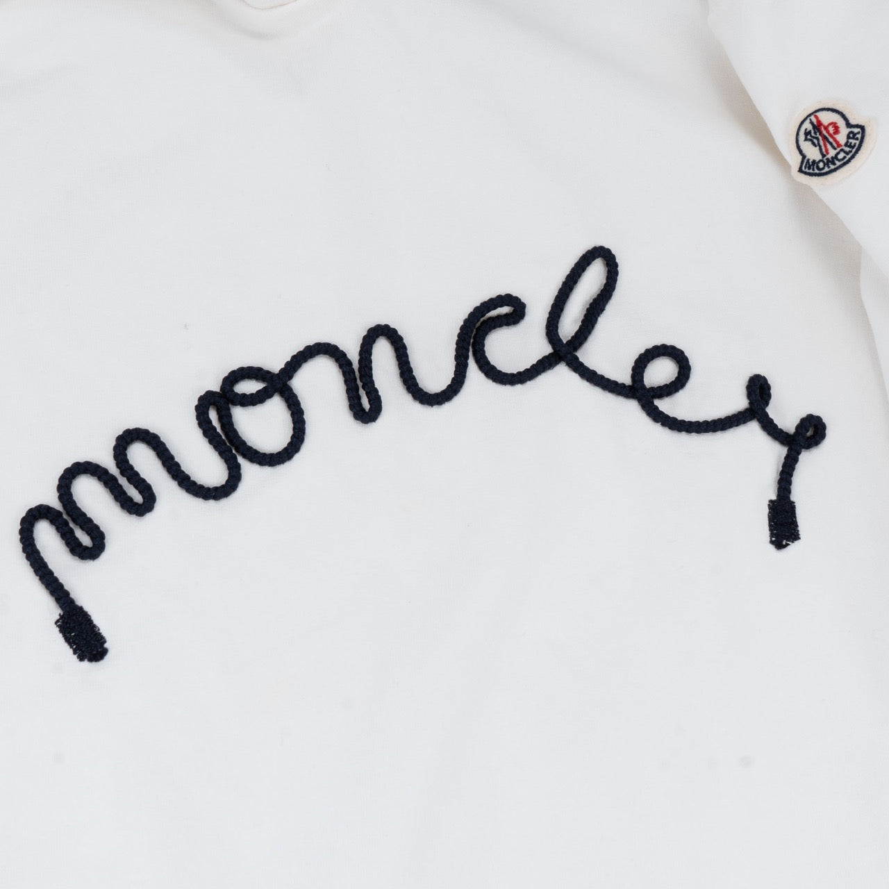 Moncler White Cotton Kids Hoodie (Women S)