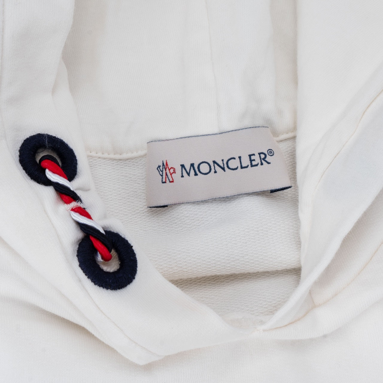 Moncler White Cotton Kids Hoodie (Women S)