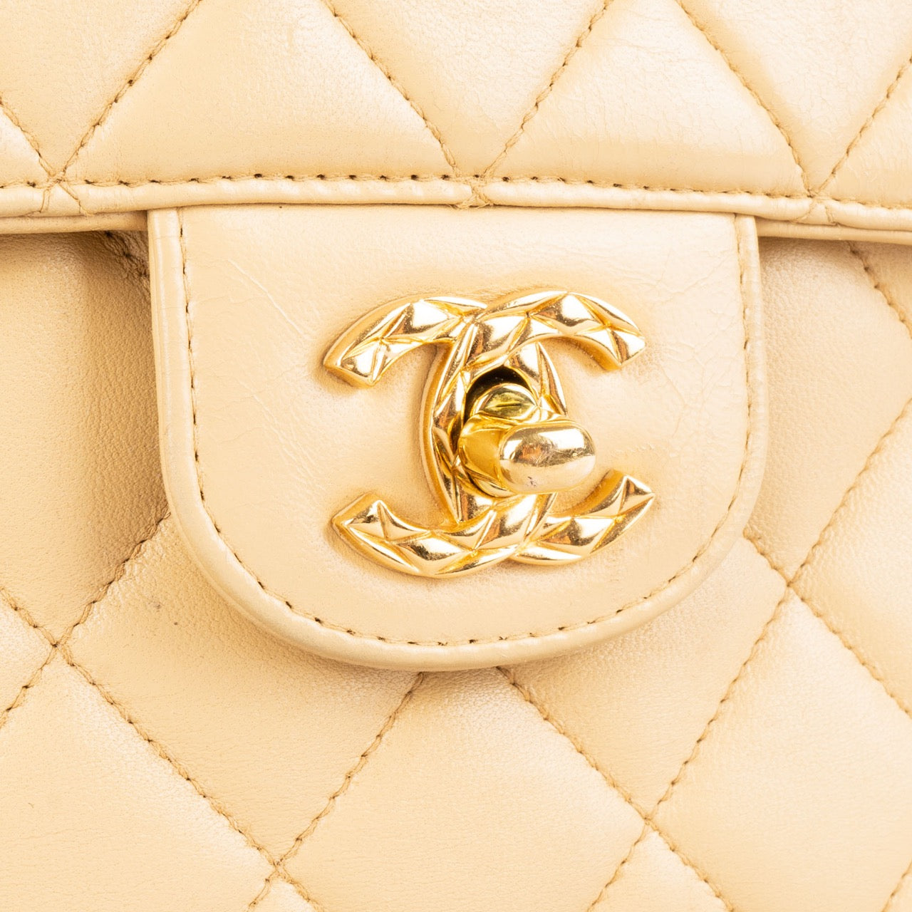 Chanel Quilted Lambskin Camera Crossbody Flap Bag