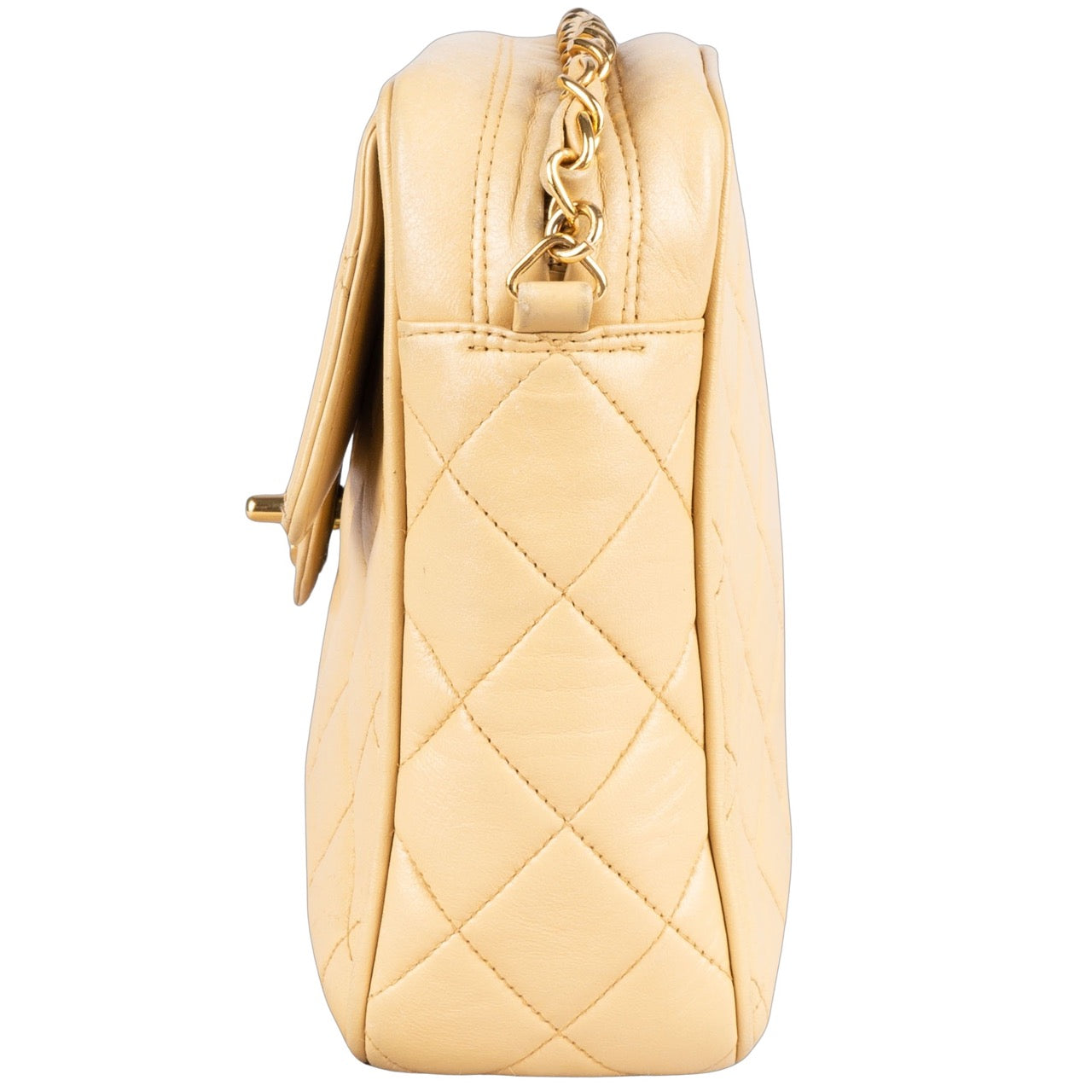Chanel Quilted Lambskin Camera Crossbody Flap Bag
