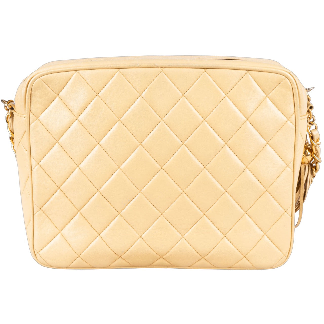 Chanel Quilted Lambskin Camera Crossbody Flap Bag