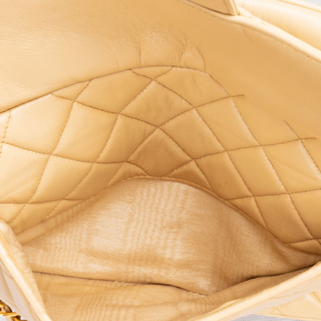 Chanel Quilted Lambskin Camera Crossbody Flap Bag