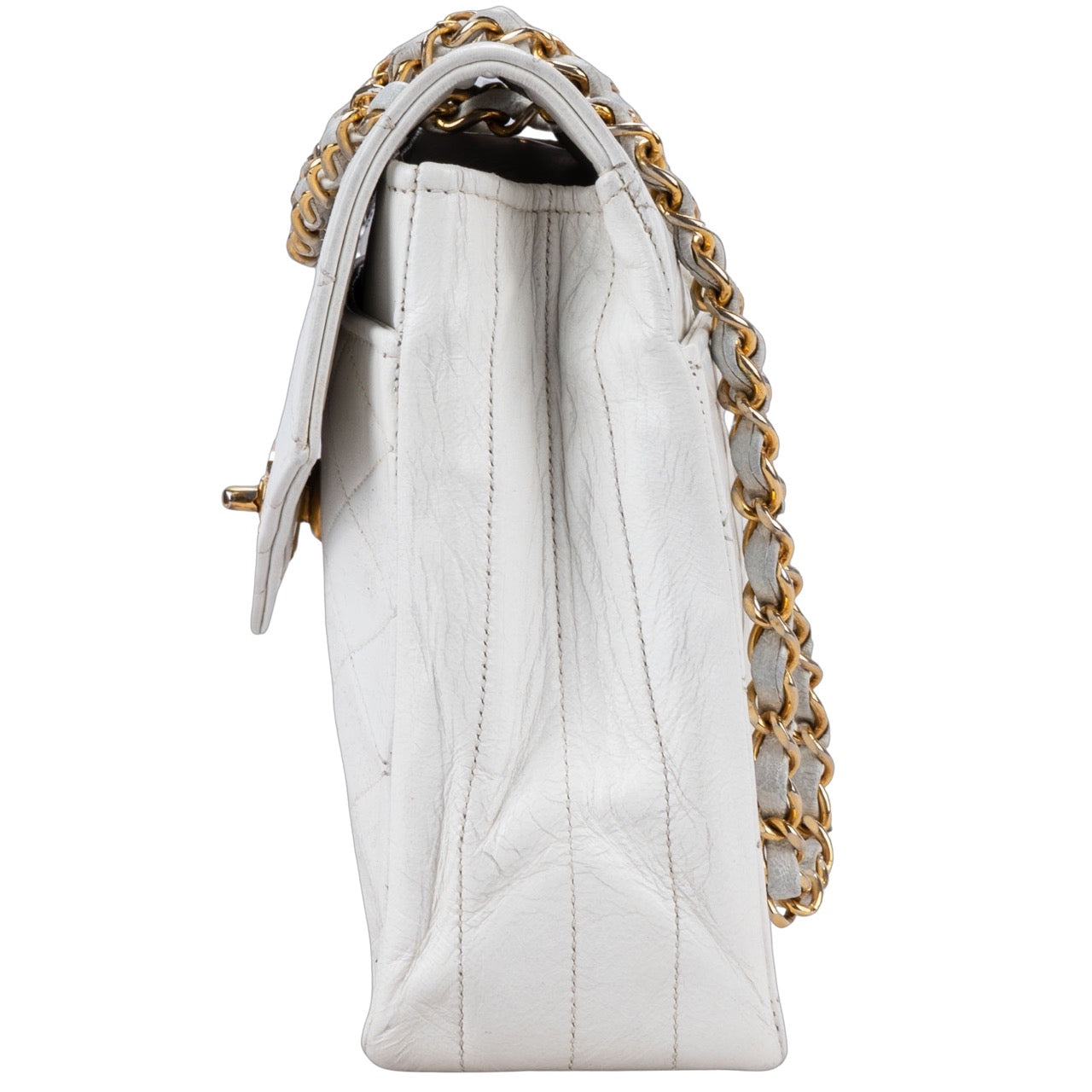 Chanel Quilted Lambskin Single Flap Bag