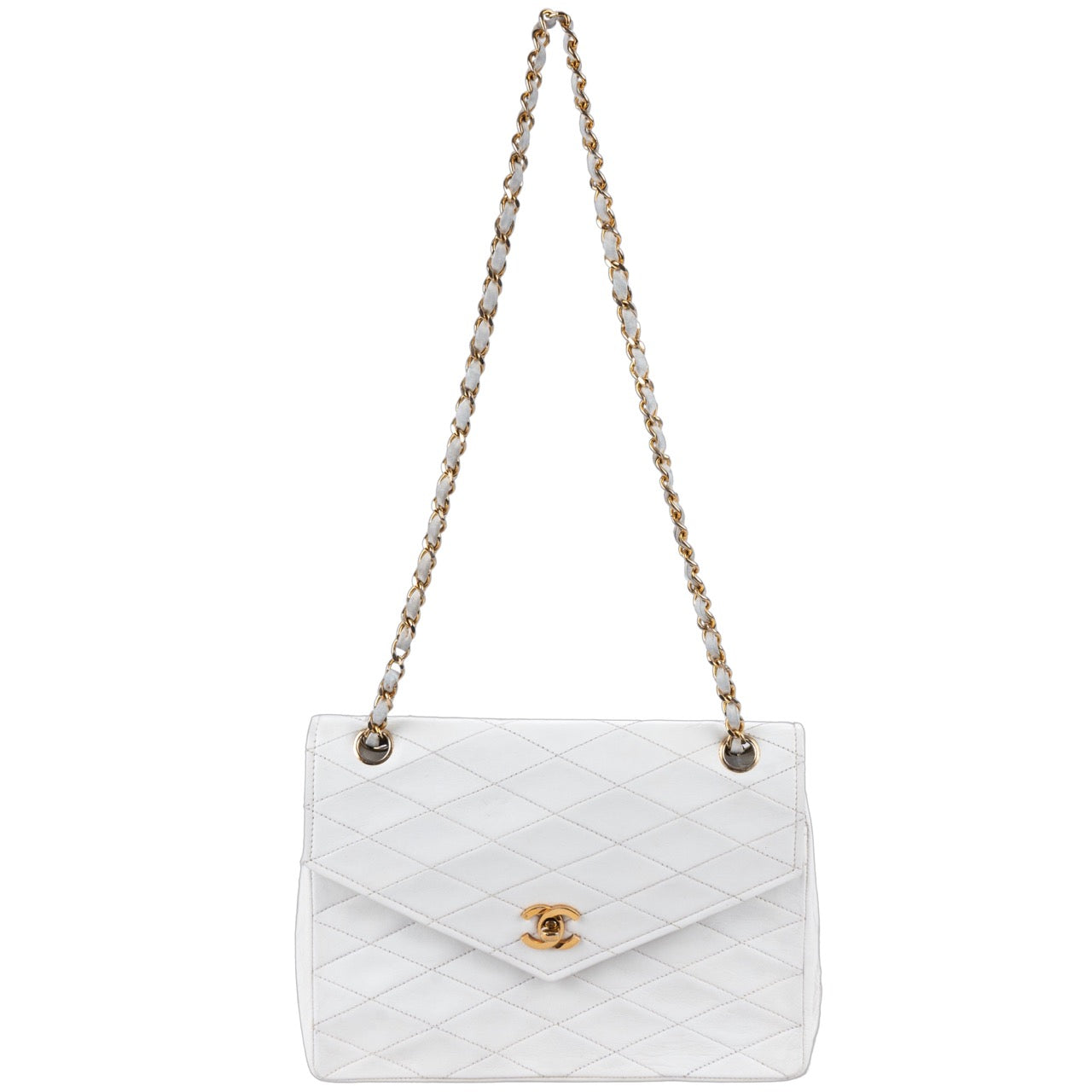 Chanel Quilted Lambskin Single Flap Bag