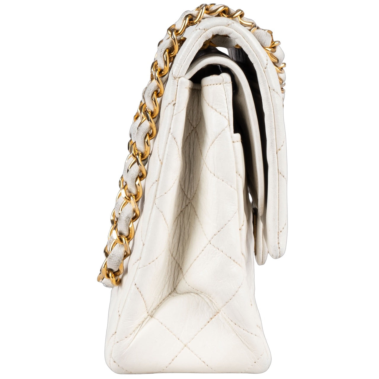 Chanel Quilted Lambskin 24K Double Flap Bag