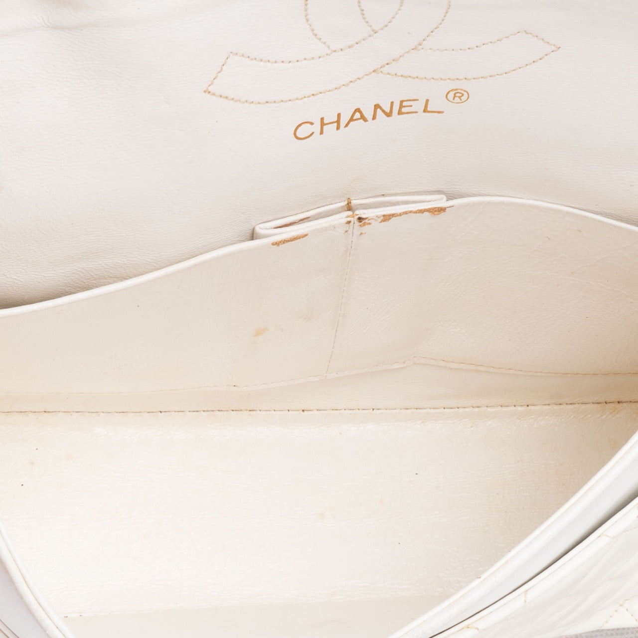 Chanel Quilted Lambskin 24K Double Flap Bag