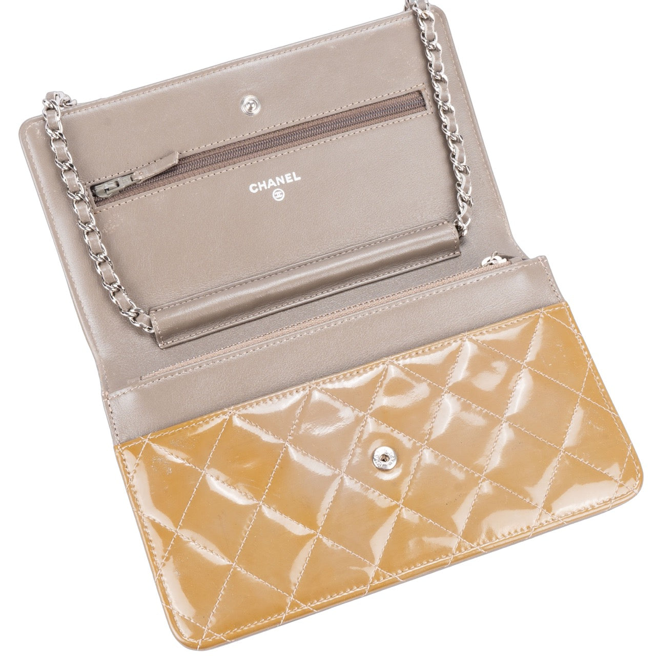 Chanel Patent Leather Crossbody WOC Flap Bag