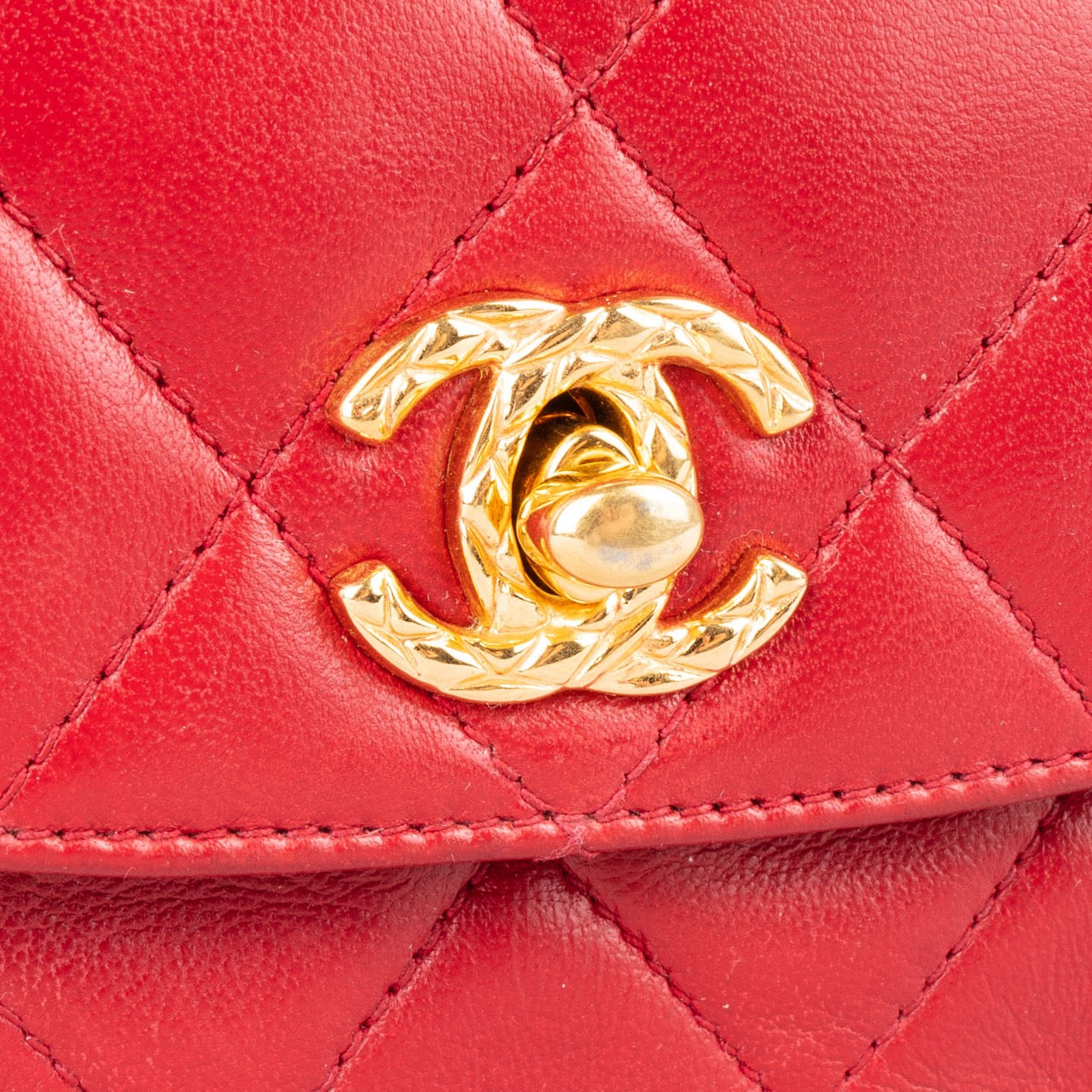 Chanel Quilted Lambskin Camera Crossbody Flap Bag