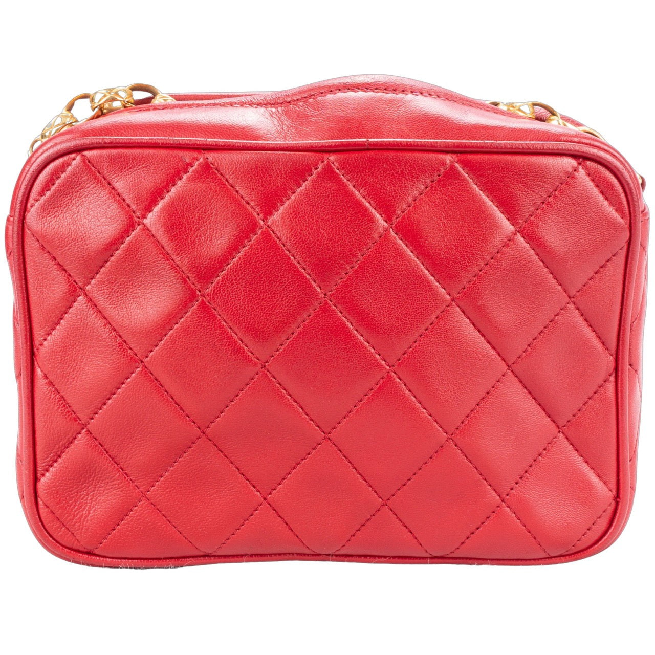 Chanel Quilted Lambskin Camera Crossbody Flap Bag