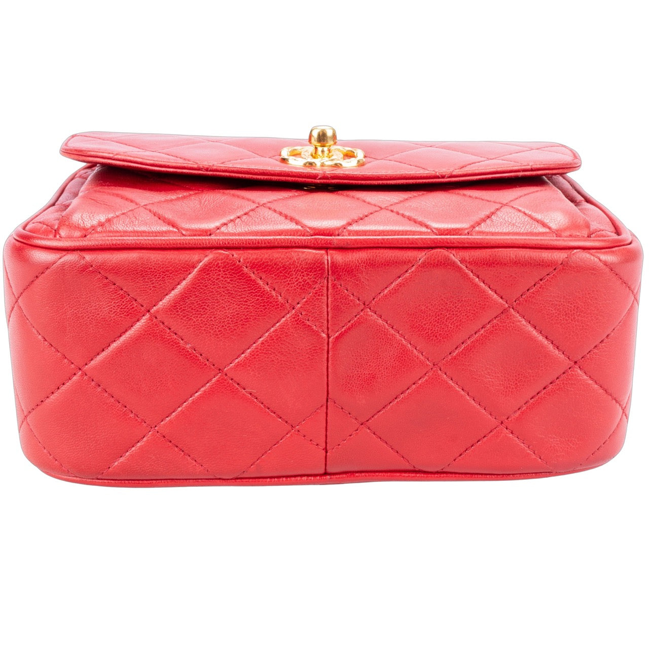 Chanel Quilted Lambskin Camera Crossbody Flap Bag