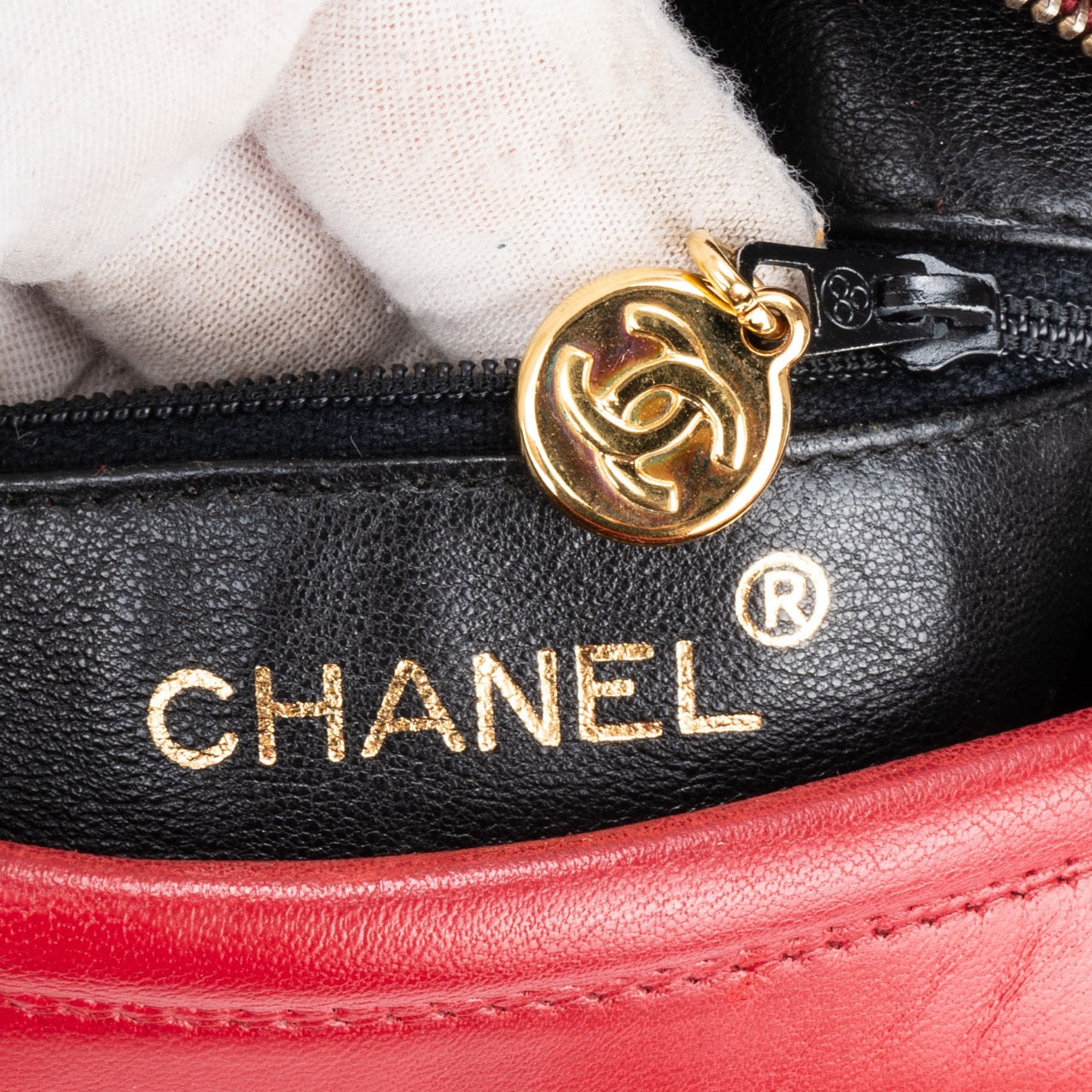 Chanel Quilted Lambskin Camera Crossbody Flap Bag