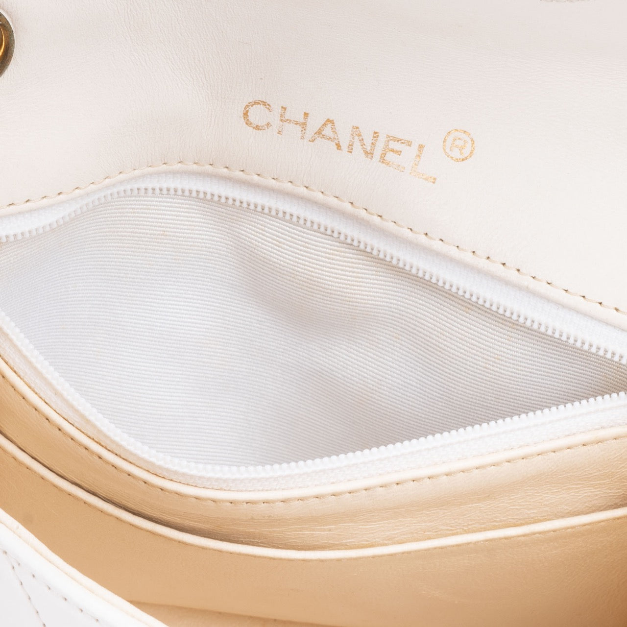 Chanel Quilted Lambskin 24K Gold Mini Single Flap Crossbody Bag
