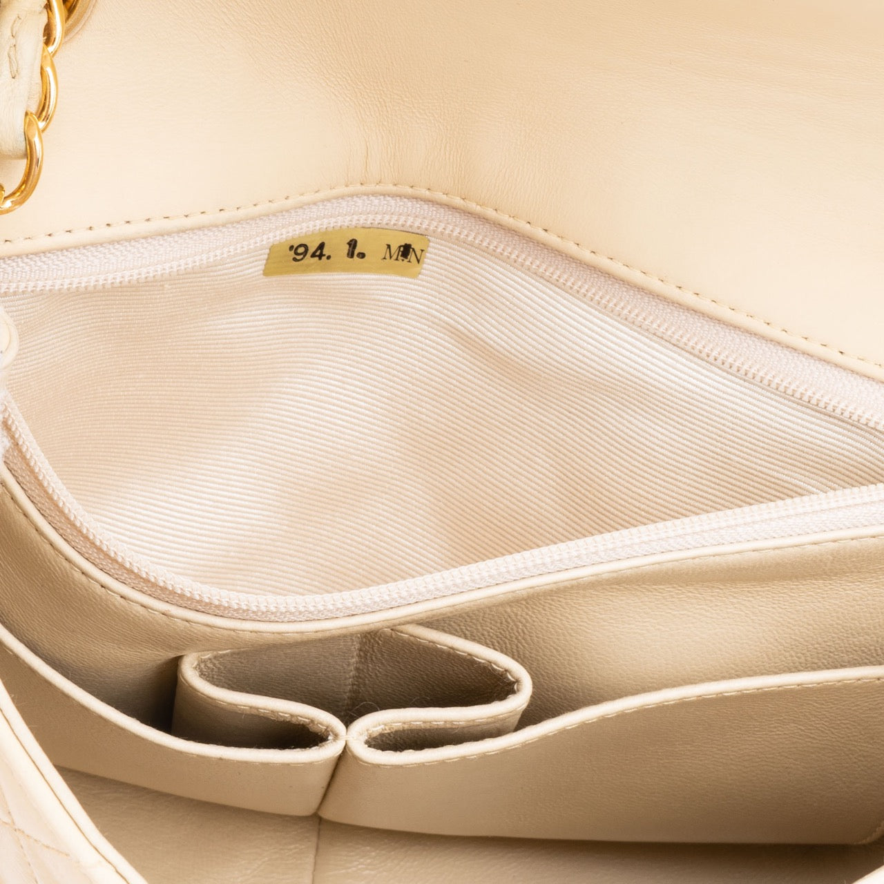 Chanel Quilted Lambskin 24K Gold Single Flap Crosbody Bag