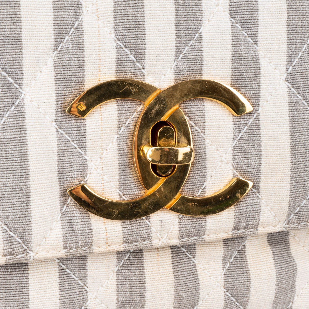 Chanel Quilted Cotton Crossbody Bag