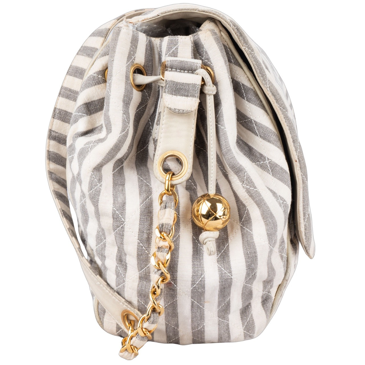 Chanel Quilted Cotton Crossbody Bag